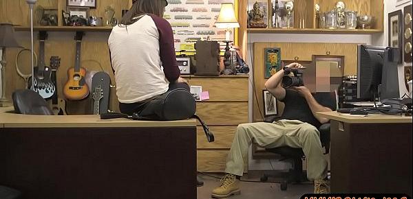  Hot tattooed woman screwed by pawn man